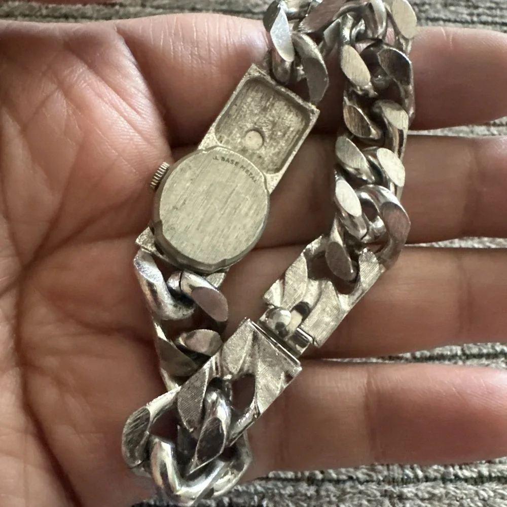 Works VTG Lucerne Swiss Silver Manual Wind Women Bracelet Watch For ROY Fit 6.25
